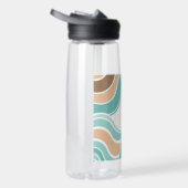 Farbenfroh blau/braun/braun trinkflasche (Rechts)