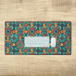 Farbenfroh Bohemisch Boho Schreibtischunterlage<br><div class="desc">Dieses Design kann durch Auswahl der Option Design bearbeiten personalisiert werden. Sie können auch auf andere Gegenstände übertragen. Kontaktieren Sie mich unter colorflowcreations@gmail.com oder nutzen Sie die Chat-Option oben auf der Seite, wenn Sie dieses Design auf einem anderen Produkt haben möchten oder Hilfe bei diesem Design benötigen. Sehen Sie mehr...</div>