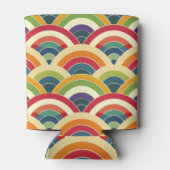 Farbenfroh Boho Rainbow Dosenkühler (Rückseite)