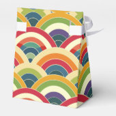 Farbenfroh Boho Rainbow Geschenkschachtel (Rückseite)