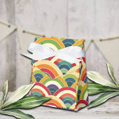 Farbenfroh Boho Rainbow Geschenkschachtel
