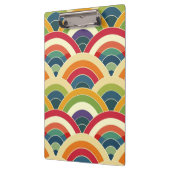 Farbenfroh Boho Rainbow Klemmbrett (Links)