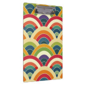 Farbenfroh Boho Rainbow Klemmbrett (Rechts)