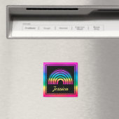 Farbenfroh Boho Rainbow Magnet (In Situ (Geschirrspüler))