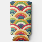 Farbenfroh Boho Rainbow Selters Dosenkühler (Rückseite)