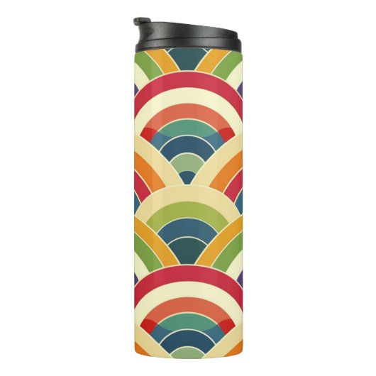 Farbenfroh Boho Rainbow Thermosbecher (Nach rechts gedreht)