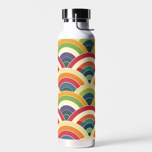Farbenfroh Boho Rainbow Trinkflasche (Links)