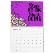 Farbenfroh, botanisch kalender (Jan 2027)