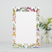 Farbenfroh Briefpapier (Stehend Vorderseite)