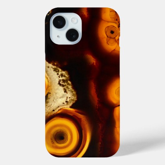 Farbenfroh Brown Agate Case-Mate iPhone Hülle (Rückseite)