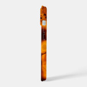 Farbenfroh Brown Agate iPhone 15 Hülle (Linke Seite)
