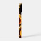 Farbenfroh Brown Agate iPhone 15 Hülle (Rechte Seite)