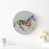 farbenfroh chromatisch große wanduhr (Zuhause)