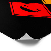 farbenfroh colado. v2. poster (Ecke)