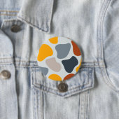 Farbenfroh, cool, trendig, modern, Bio geometrisch Button (Beispiel)