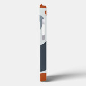 Farbenfroh, cool, trendig, modern, Bio geometrisch Case-Mate iPhone Hülle (Rückseite / Links)