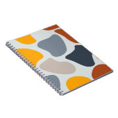 Farbenfroh, cool, trendig, modern, Bio geometrisch Notizblock (Rechte Seite)