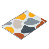 Farbenfroh, cool, trendig, modern, Bio geometrisch Notizblock (Linke Seite)