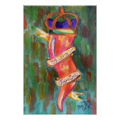 Farbenfroh Cornicello Poster (Vorderseite)