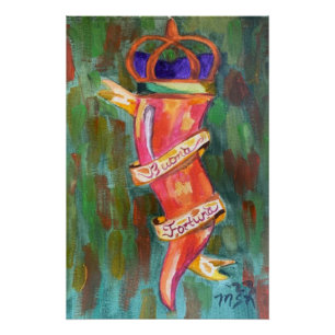 Farbenfroh Cornicello Poster