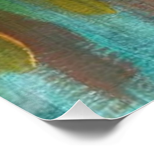 Farbenfroh Cornicello Poster (Ecke)