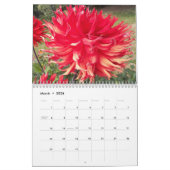 farbenfroh Dahlias floral fotografisch Kalender (Mär 2026)
