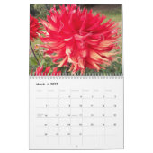 farbenfroh Dahlias floral fotografisch Kalender (Mär 2027)