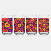 farbenfroh Daisy Bouquet Pattern Dosenglas (Hinten)