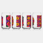 farbenfroh Daisy Bouquet Pattern Dosenglas (Links)