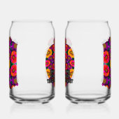 farbenfroh Daisy Bouquet Pattern Dosenglas (Links)