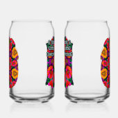 farbenfroh Daisy Bouquet Pattern Dosenglas (Rechts)