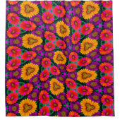 farbenfroh Daisy Bouquet Pattern Duschvorhang (Vorderseite)