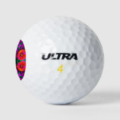 farbenfroh Daisy Bouquet Pattern Golfball (Logo)
