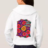 farbenfroh Daisy Bouquet Pattern Hoodie (Rückseite)