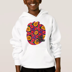 farbenfroh Daisy Bouquet Pattern Hoodie