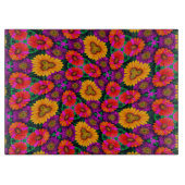 farbenfroh Daisy Bouquet Pattern Schneidebrett (Vorderseite)