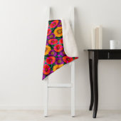 farbenfroh Daisy Bouquet Pattern Sherpadecke (Beispiel)