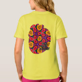 farbenfroh Daisy Bouquet Pattern T-Shirt (Rückseite)