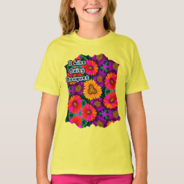 farbenfroh Daisy Bouquet Pattern T-Shirt
