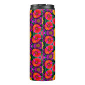 farbenfroh Daisy Bouquet Pattern Thermosbecher (Rückseite)