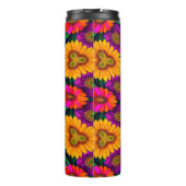 farbenfroh Daisy Bouquet Pattern Thermosbecher (Rückseite)