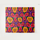 farbenfroh Daisy Bouquet Pattern Wandteppich (Vorderseite (Horizontal))