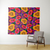 farbenfroh Daisy Bouquet Pattern Wandteppich (Beispiel (Horizontal))