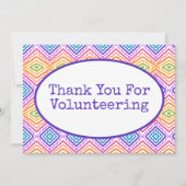 farbenfroh dankeskarte (Vorderseite)