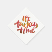 Farbenfroh - das türkisfarbene Abendessen am Ernte Serviette (Ecke)