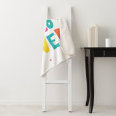 Farbenfroh, dass du so geliebt bist sherpadecke (Beispiel)