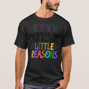 Farbenfroh, dass ich meine Arbeit aus allen kleine T-Shirt