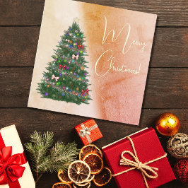 Farbenfroh dekoriert Weihnachtsbaum