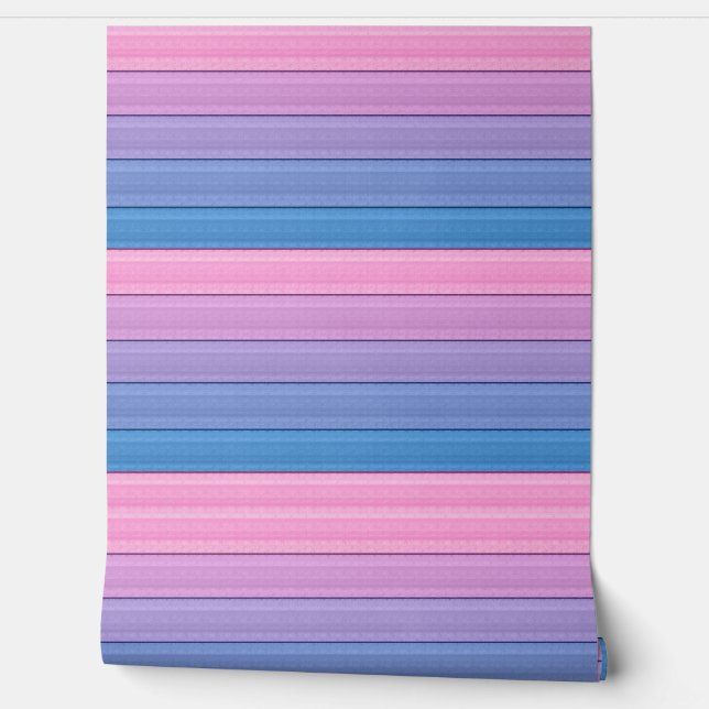 Farbenfroh, elegant und stilvoll gestreifte Lines  Tapete (Abrollen)