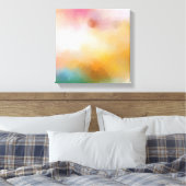 Farbenfroh Elegante Moderne Abstrakte Kunst, Dicht Leinwanddruck (Insitu (Schlafzimmer))